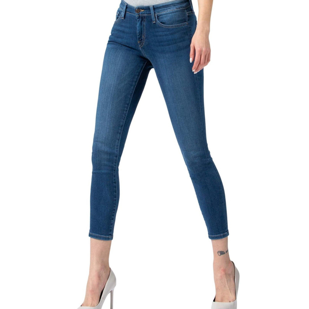 Flying Monkey Mid Rise Super Stretch Ankle Skinny Jeans Glam Chic G1009L Size 27